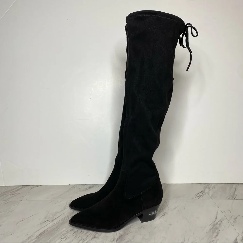 Blondo Black Suede Over the Knee Boot 6M